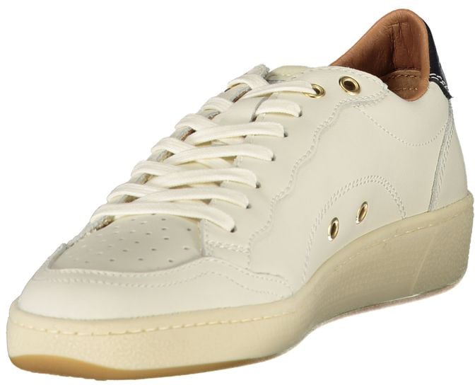 Blauer White Leather Women Sneaker