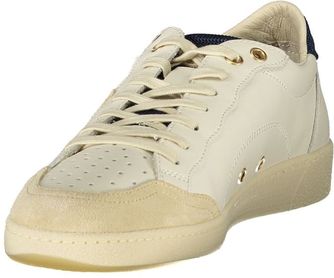 Blauer White Polyurethane Men Sneaker