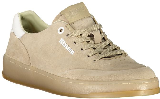Blauer Beige Leather Men's Sneaker