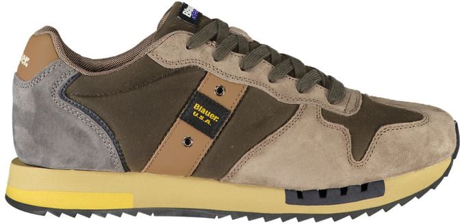 Blauer Green Leather Men Sneaker