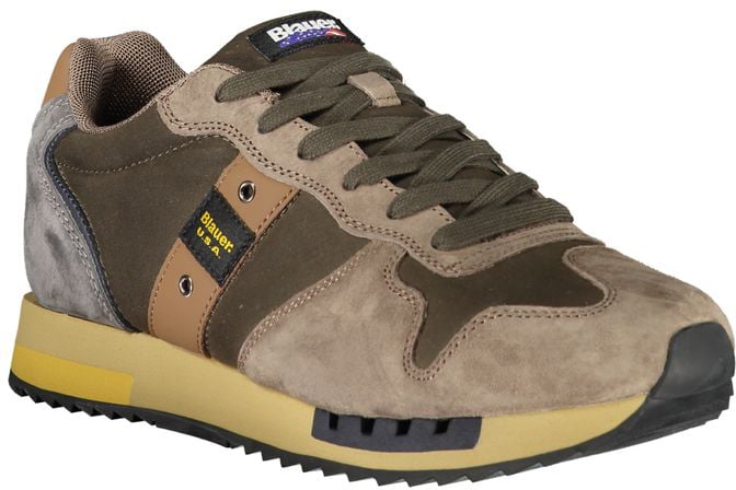 Blauer Green Leather Men Sneaker