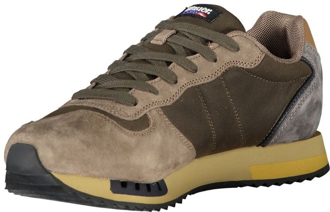 Blauer Green Leather Men Sneaker