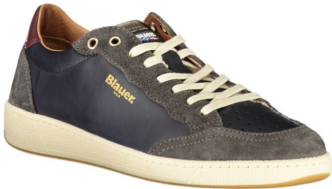 Blauer Blue Leather Men Sneaker