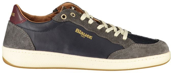 Blauer Blue Leather Men Sneaker