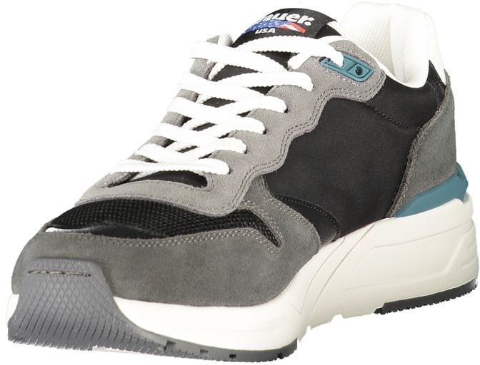 Blauer Nero Polyurethane Men Sneaker