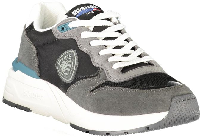 Blauer Nero Polyurethane Men Sneaker