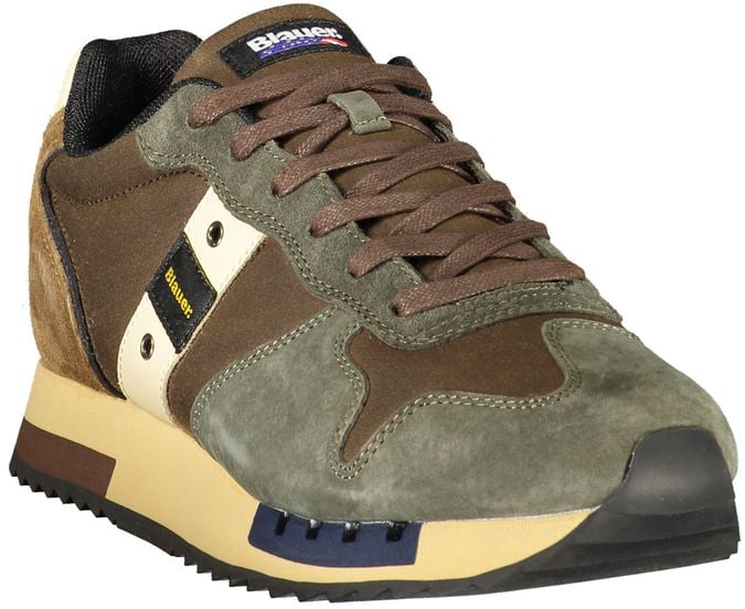Blauer Brown Polyurethane Men's Sneaker