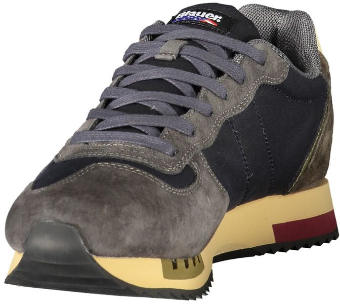 Blauer Blue Leather Men's Sneaker