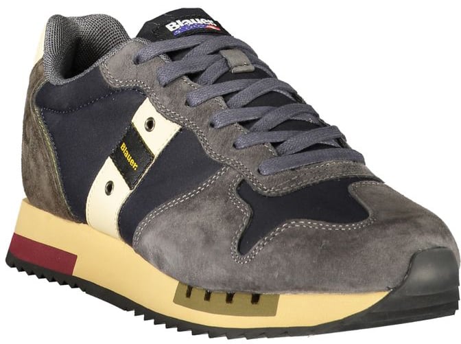 Blauer Blue Leather Men's Sneaker