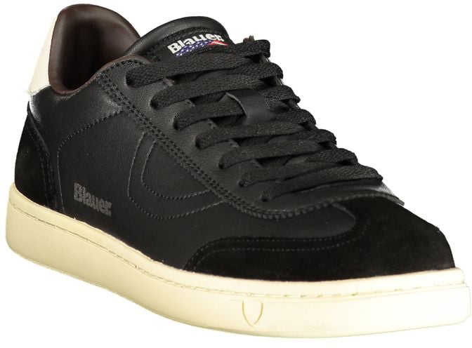 Blauer Black Polyurethane Mens Sneaker