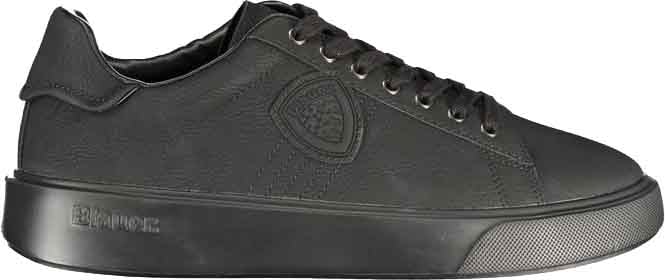 Blauer Black Polyester Athletic Sneakers