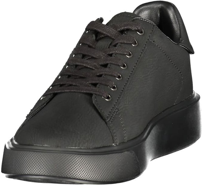 Blauer Black Polyester Athletic Sneakers
