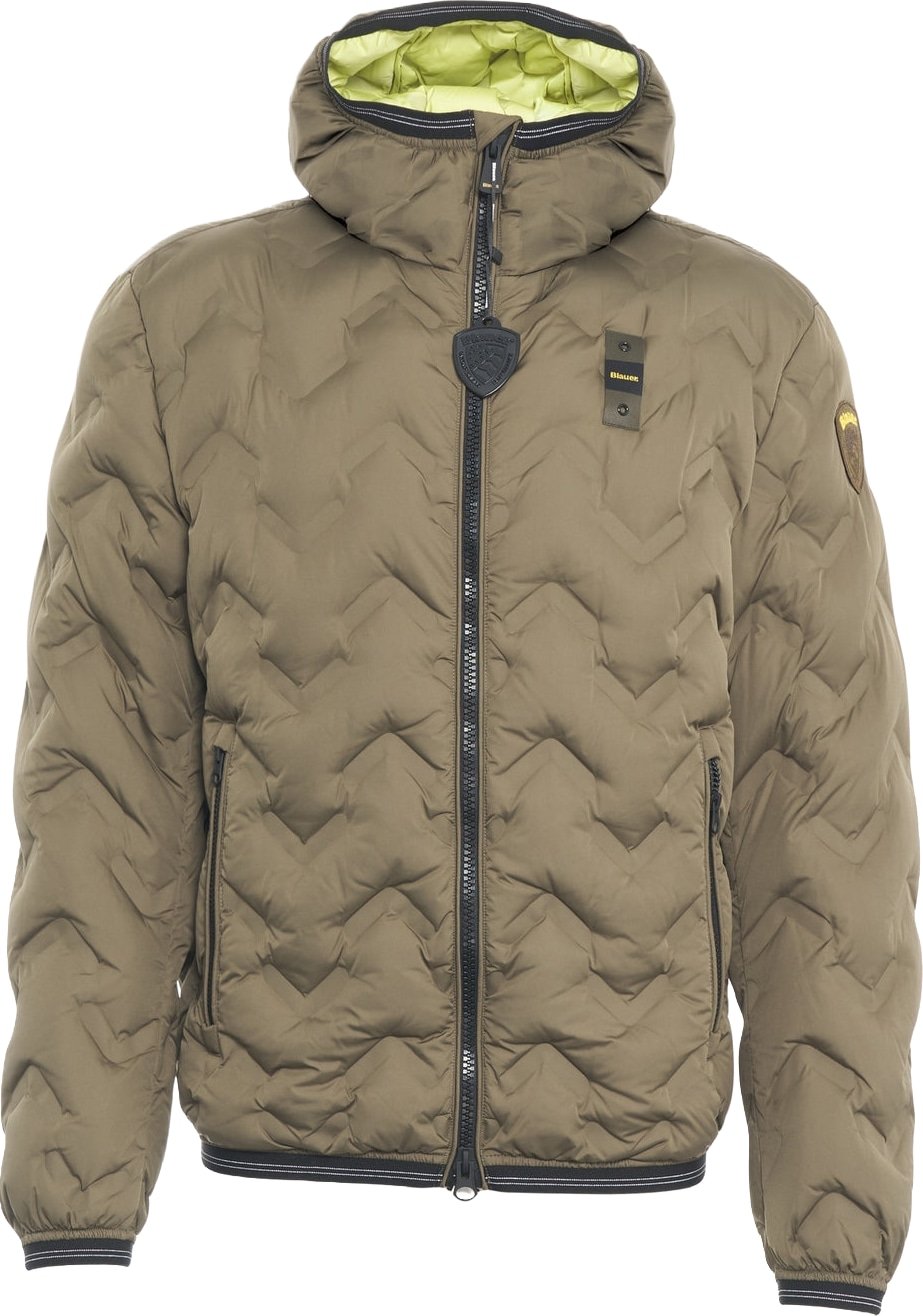 Hooded quilted jacket