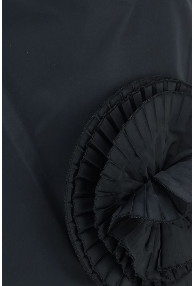 Blumarine Black Polyester Mini Skirt