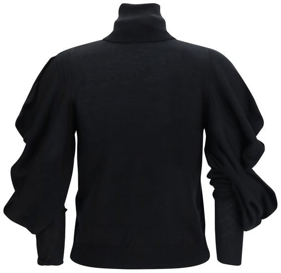 Blumarine Black Wool Oves Aries Turtleneck