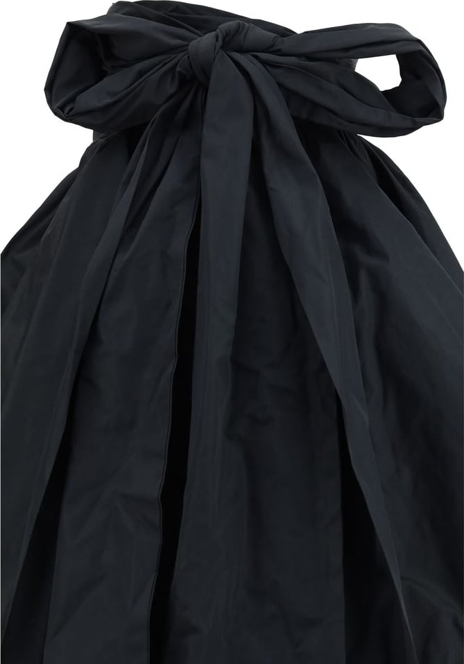 Dramatic Voluminous Flowing Tie Mini Skirt