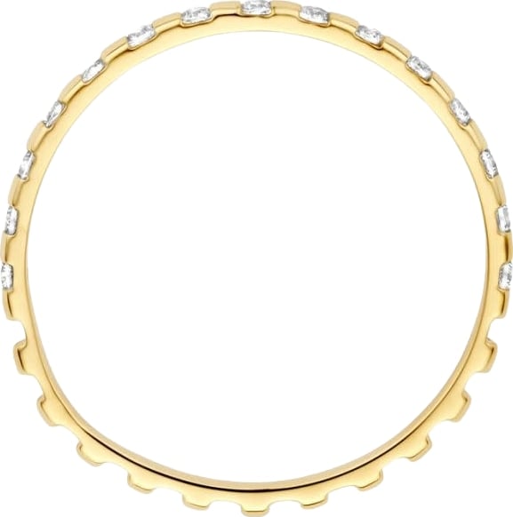Blush Ring 1268YZI/54 14k Geelgoud met Zirkonia Maat 54