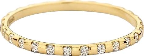 Blush Ring 1268YZI/54 14k Geelgoud met Zirkonia Maat 54
