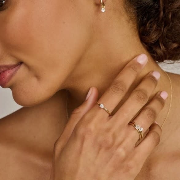 Blush Ring LG1027Y/54 14k Geelgoud met 0,15crt G VS 1 Lab Grown Diamant Maat 54