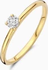 Blush Ring LG1027Y/54 14k Geelgoud met 0,15crt G VS 1 Lab Grown Diamant Maat 54