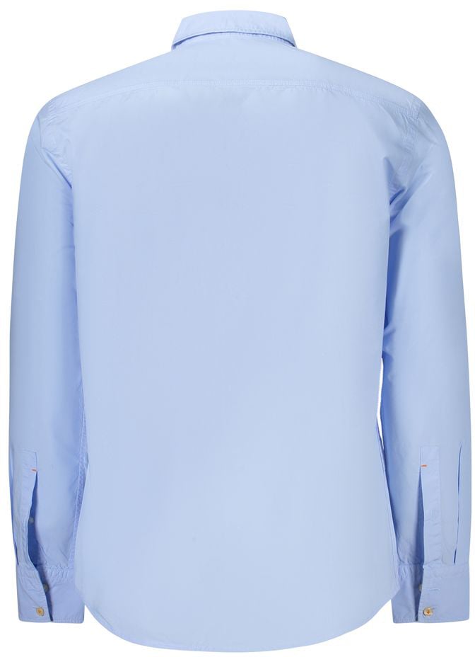 Hugo Boss Azzurro Cotton Men Shirt