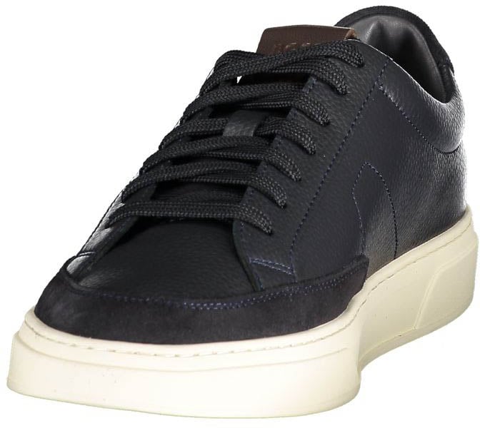 Hugo Boss Blue Leather Men's Sneakers