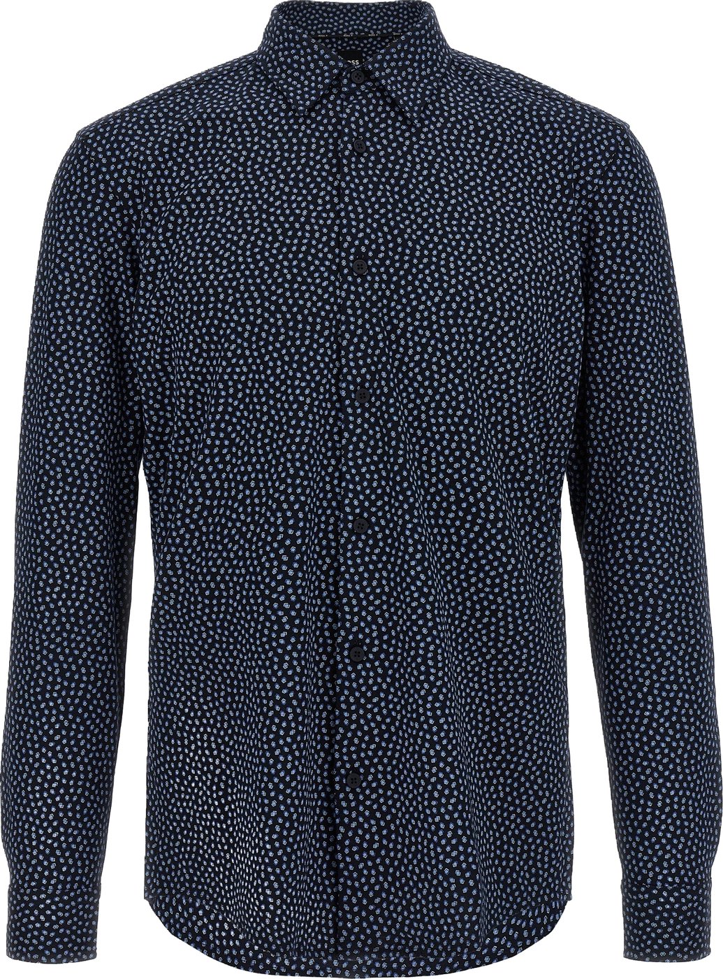 Hugo Boss Blue Cotton Blouse