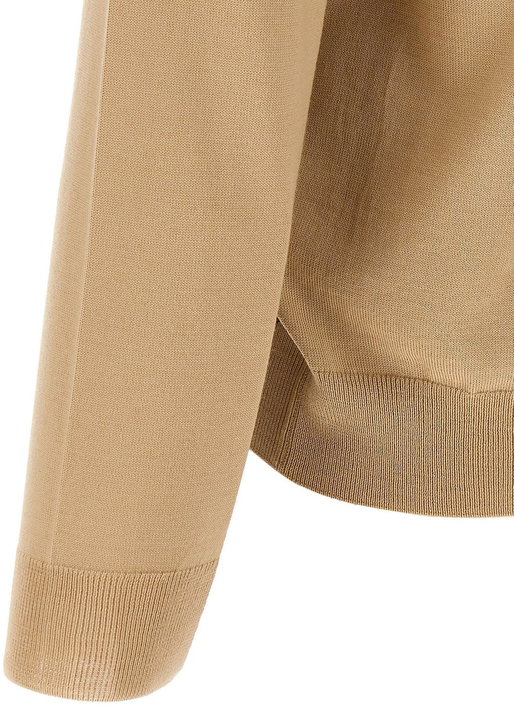 Hugo Boss Beige Virgin Wool Cardigan