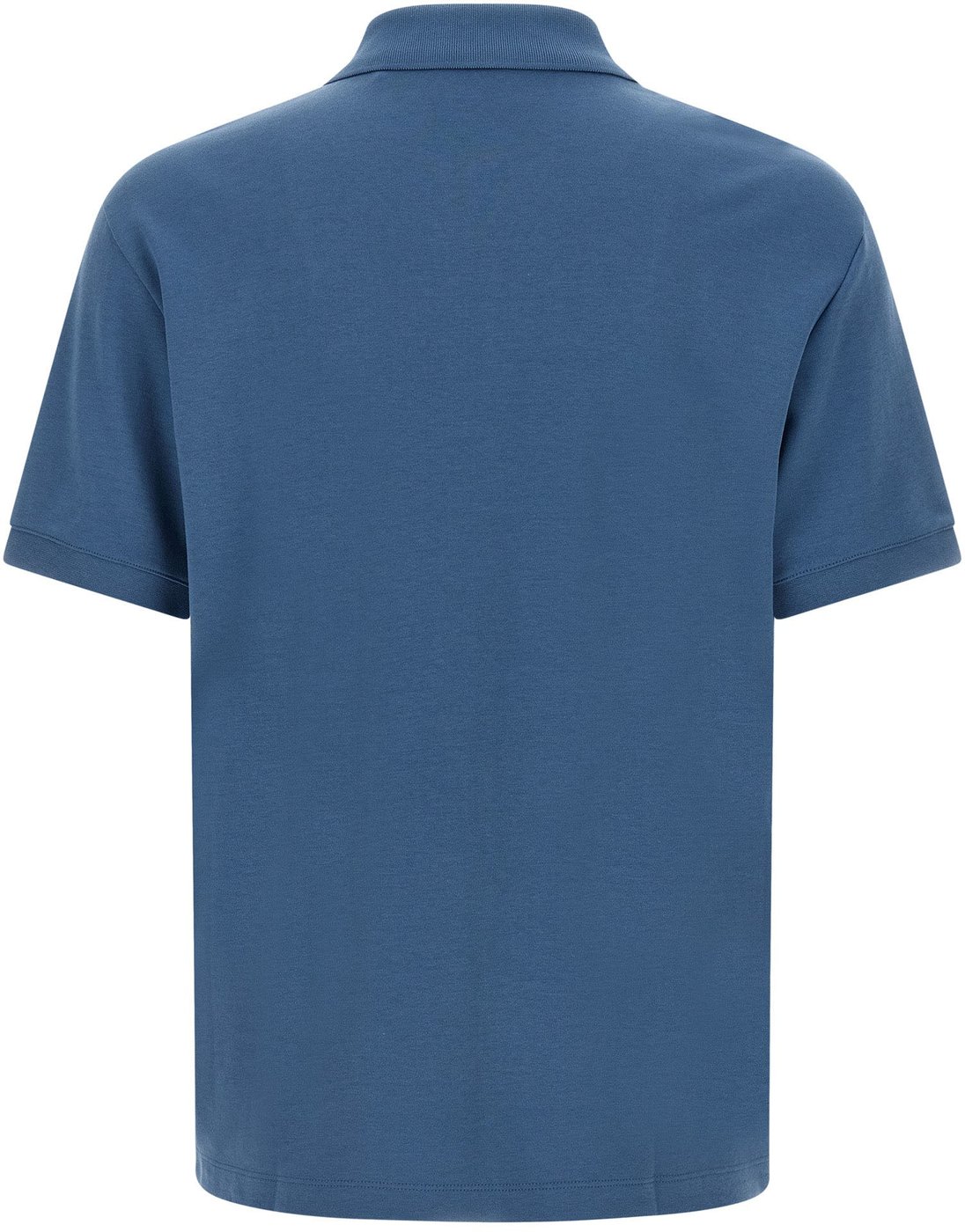 Hugo Boss Blue Cotton Polo Shirt