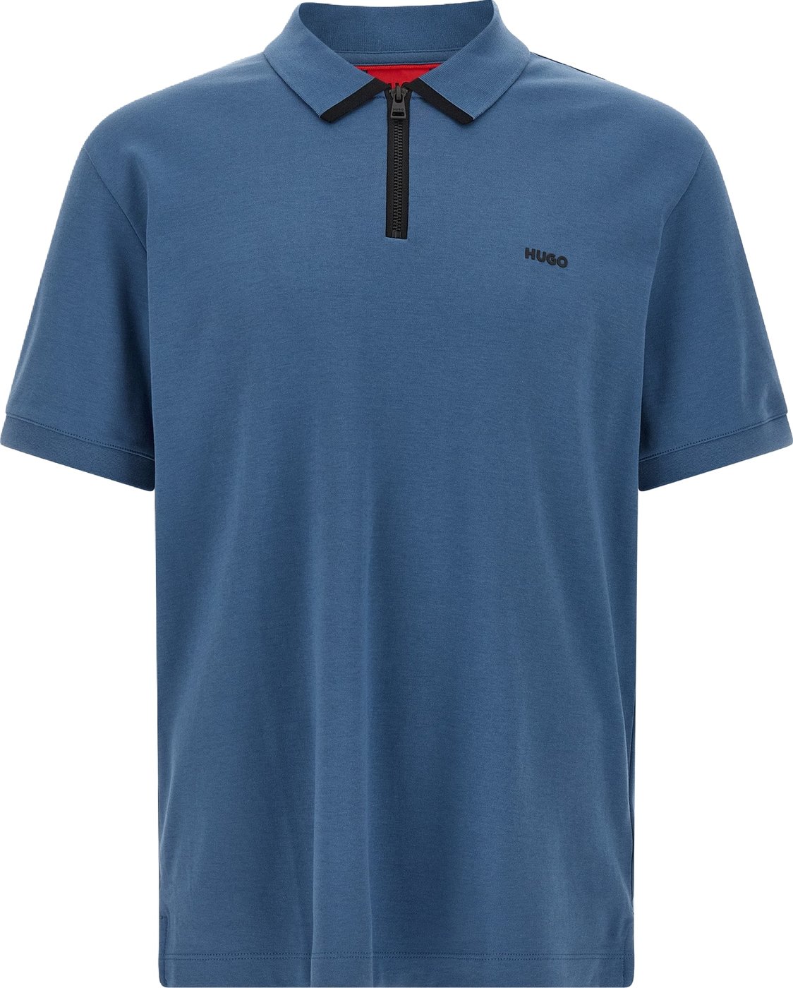 Hugo Boss Blue Cotton Polo Shirt
