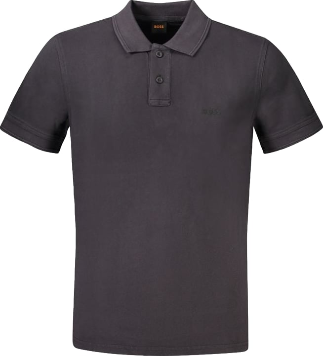 Hugo Boss Black Cotton Men Polo