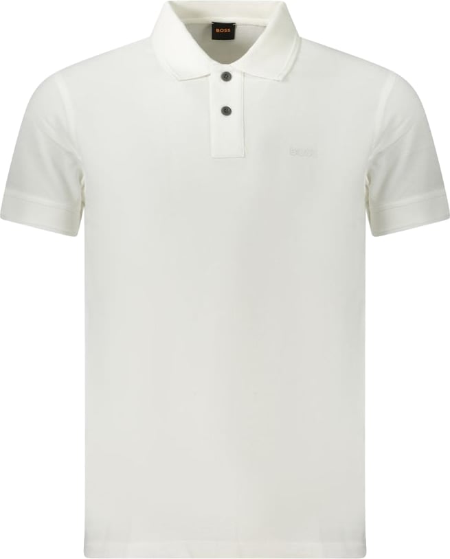 Hugo Boss Bianco Cotton Men Polo