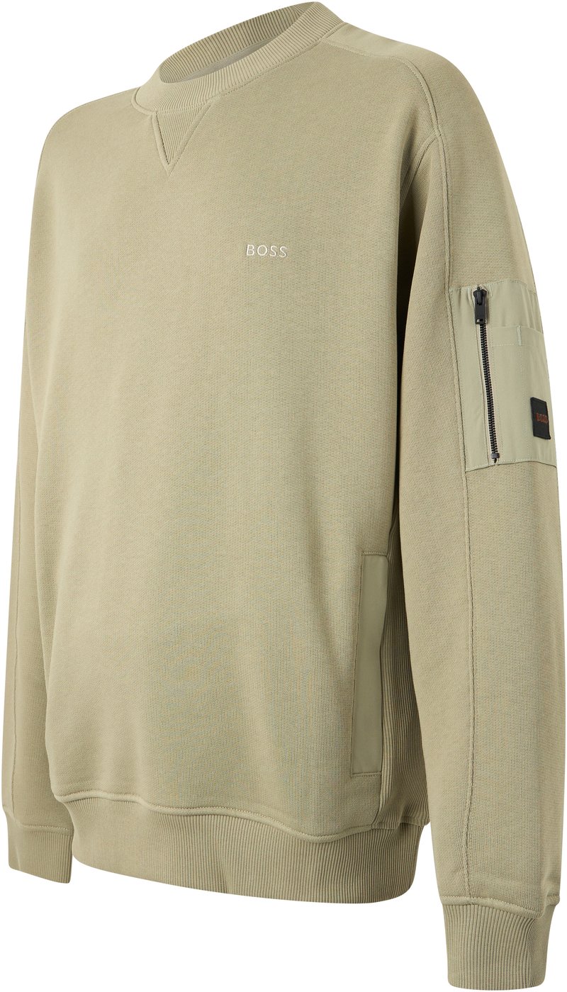 Crew neck sweatshirt with logo