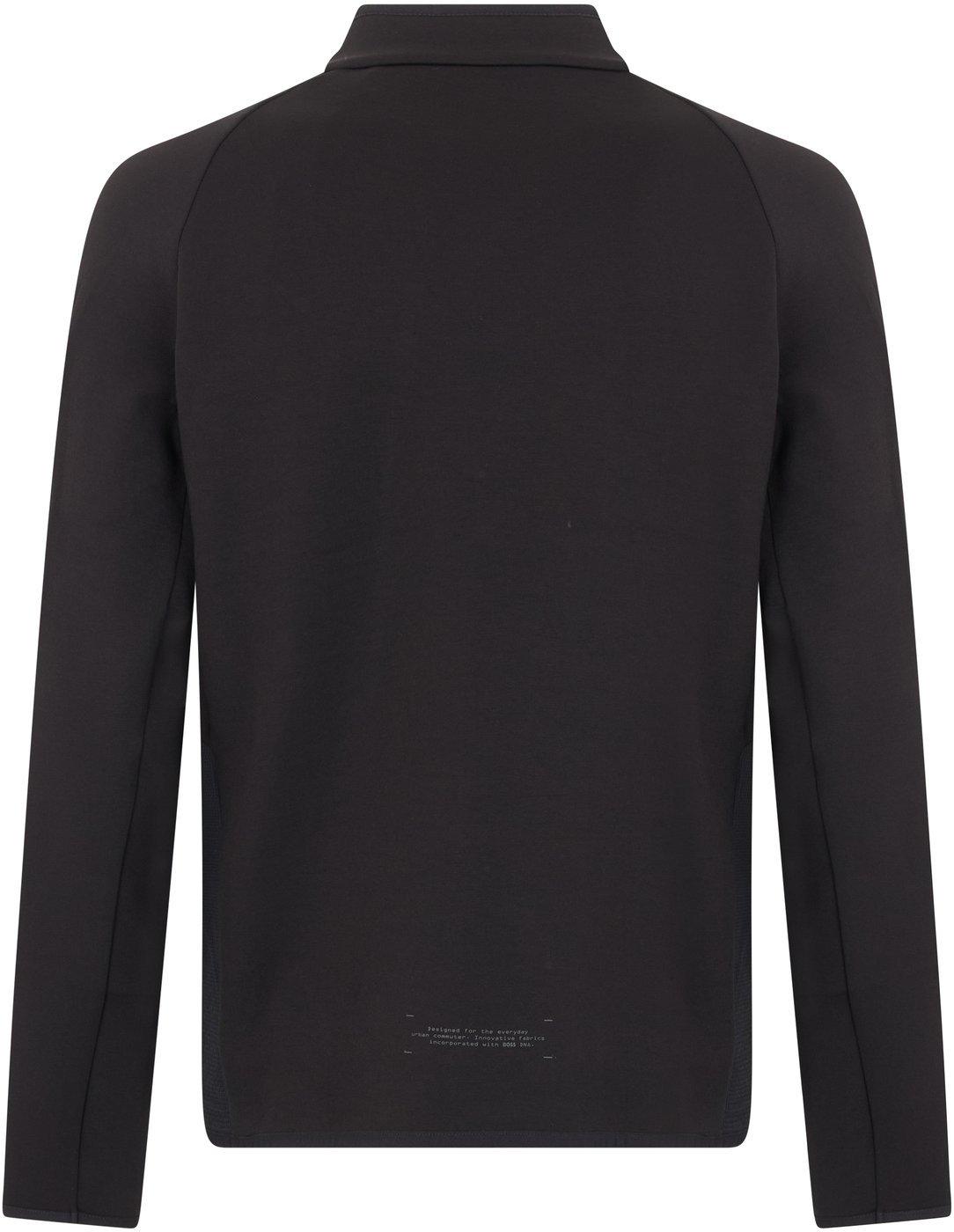Sweater with high collar and zip