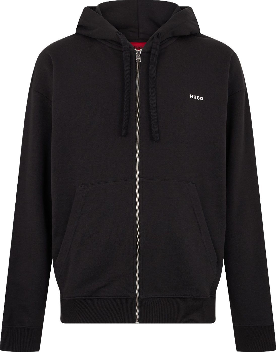 Hooded sweatshirt with zip