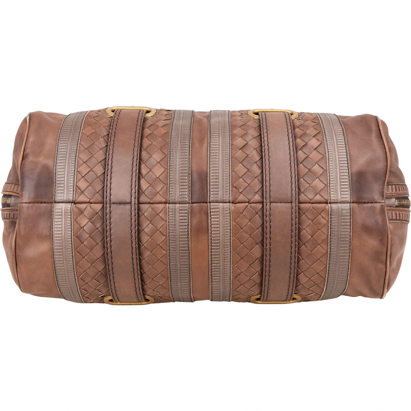 Bottega Veneta Intrecciato Leather Accordeon Handbag