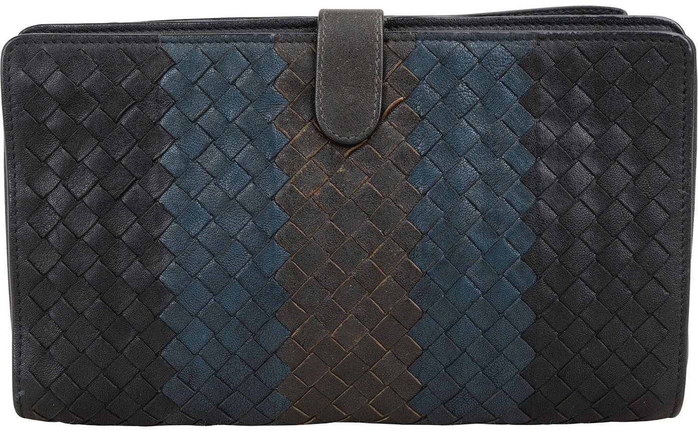 Bottega Veneta Intrecciato Leather Continental Wallet Clutch