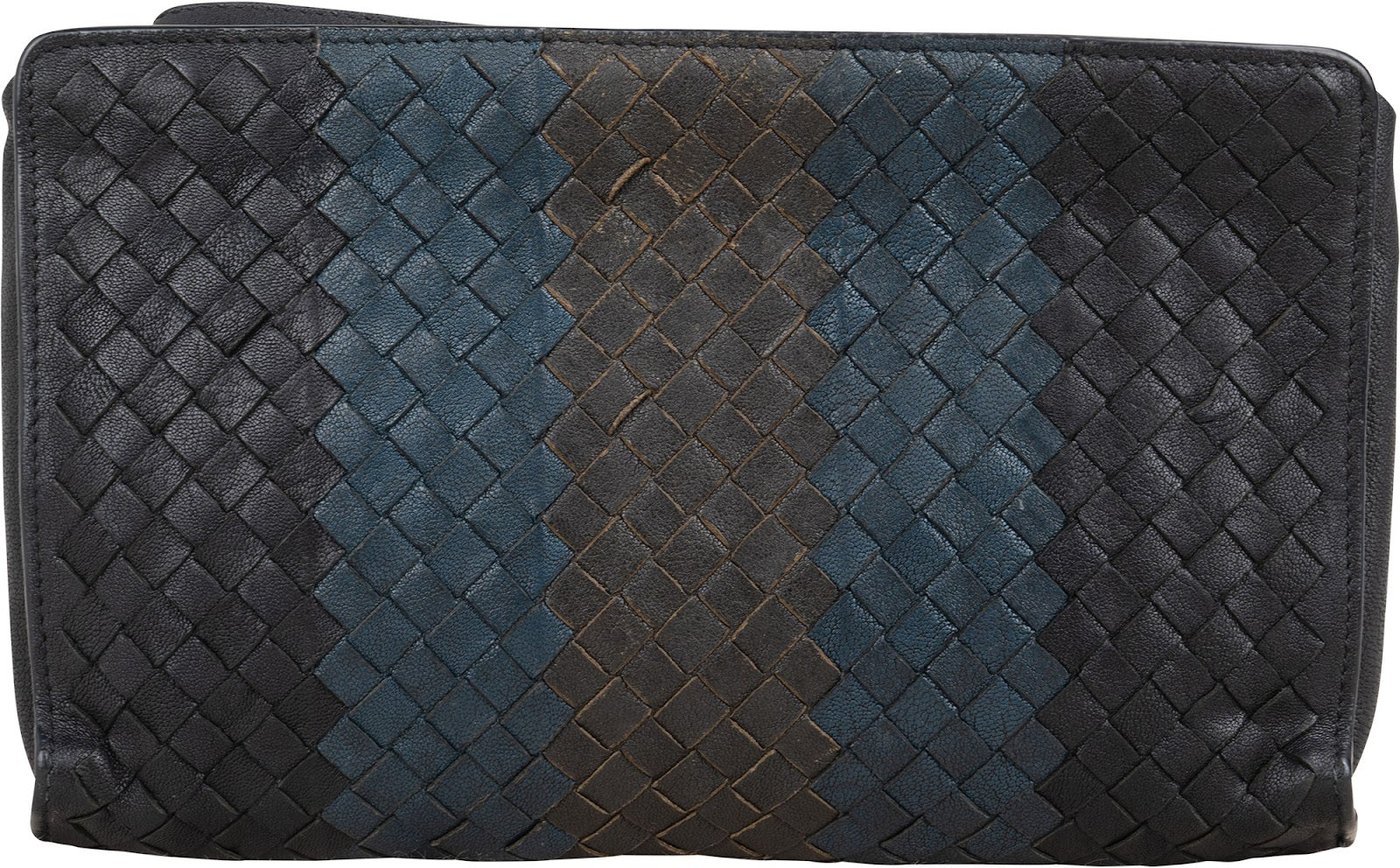 Bottega Veneta Intrecciato Leather Continental Wallet Clutch