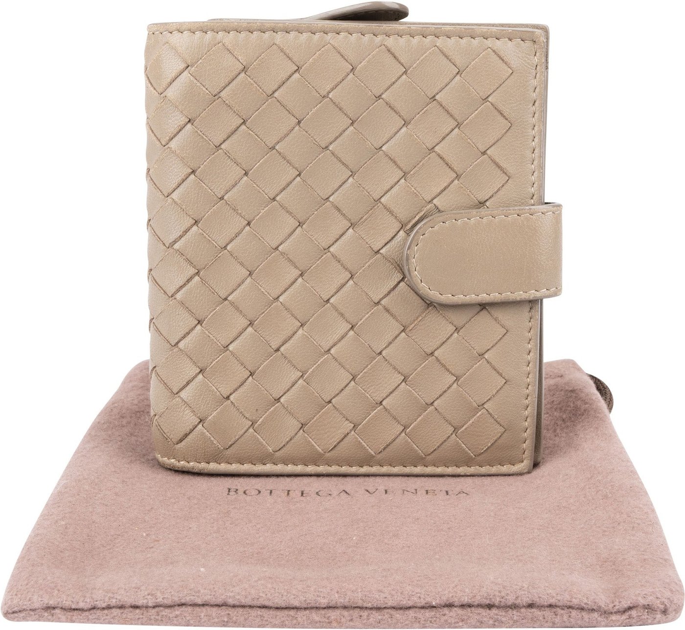 Bottega Veneta Intrecciato Bifold Clip Wallet