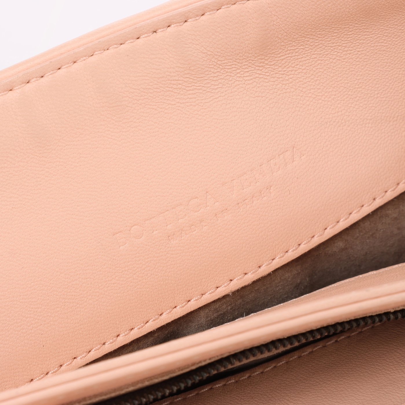 Bottega Veneta Intrecciato Leather Chain Shoulder Bag in Pink