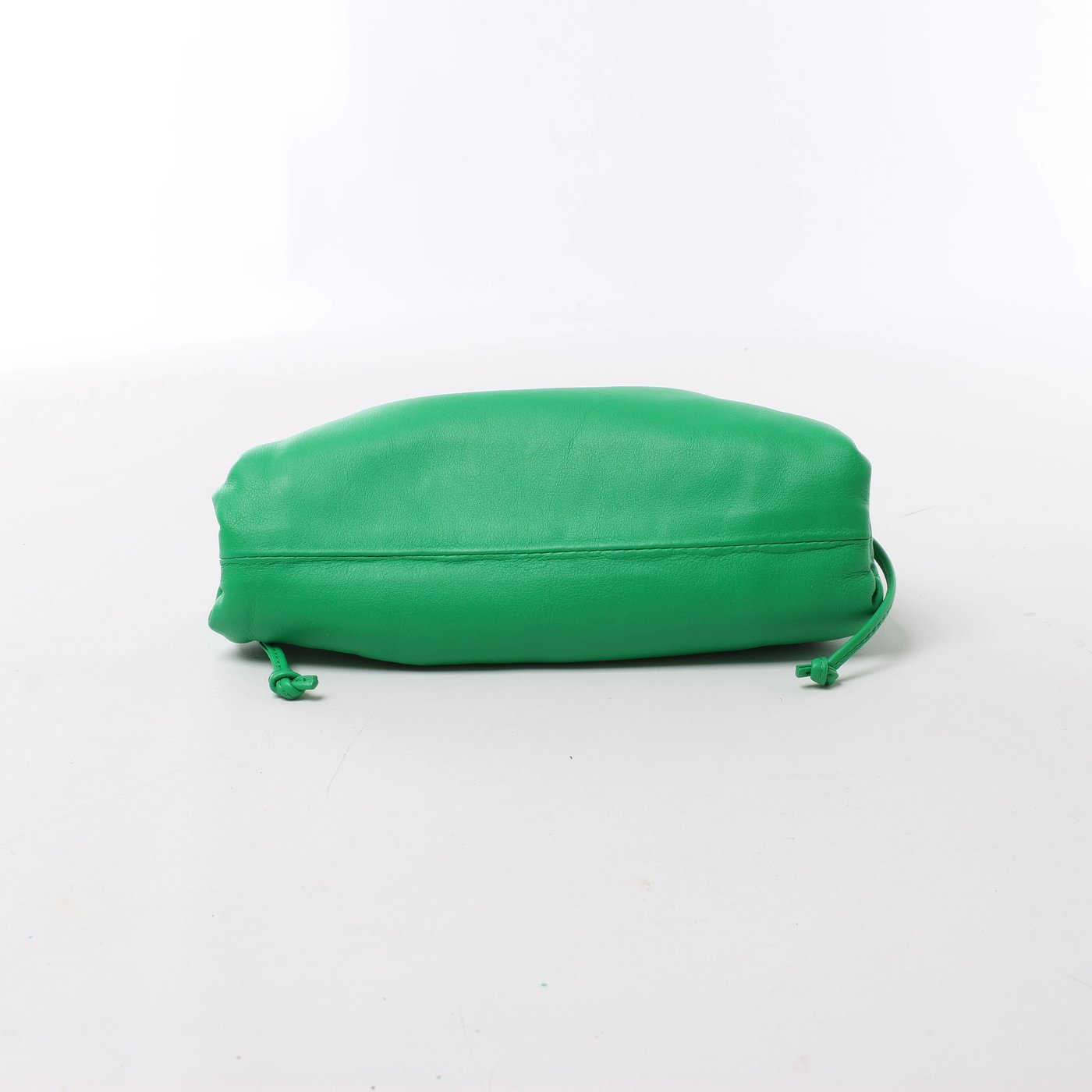 Bottega Veneta The Pouch Mini Leather Crossbody Bag in Green