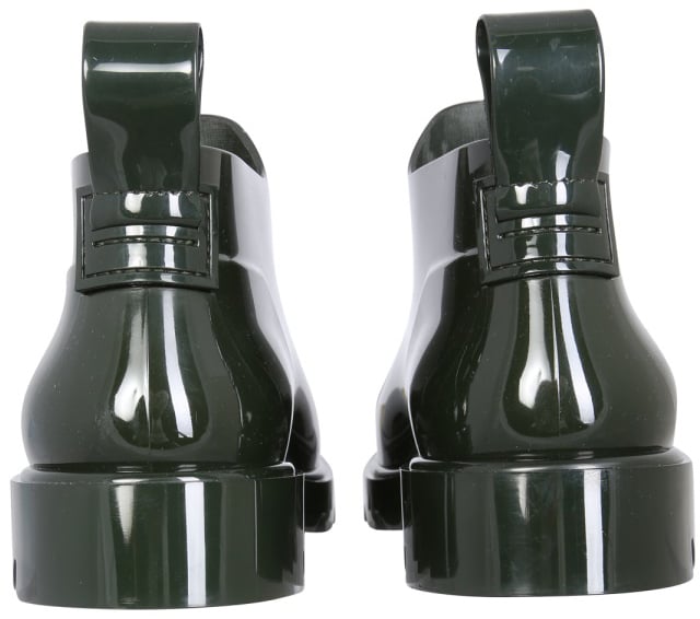 Chunky Rubber Boots with Flatform Sole