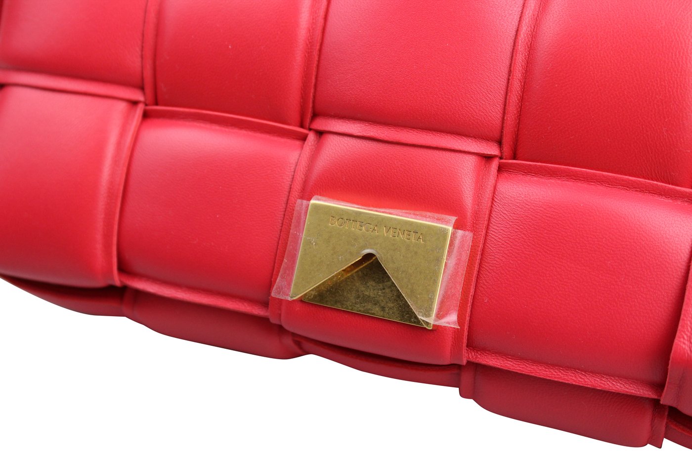 Bottega Veneta Padded Cassette Tas 'Firework Red'