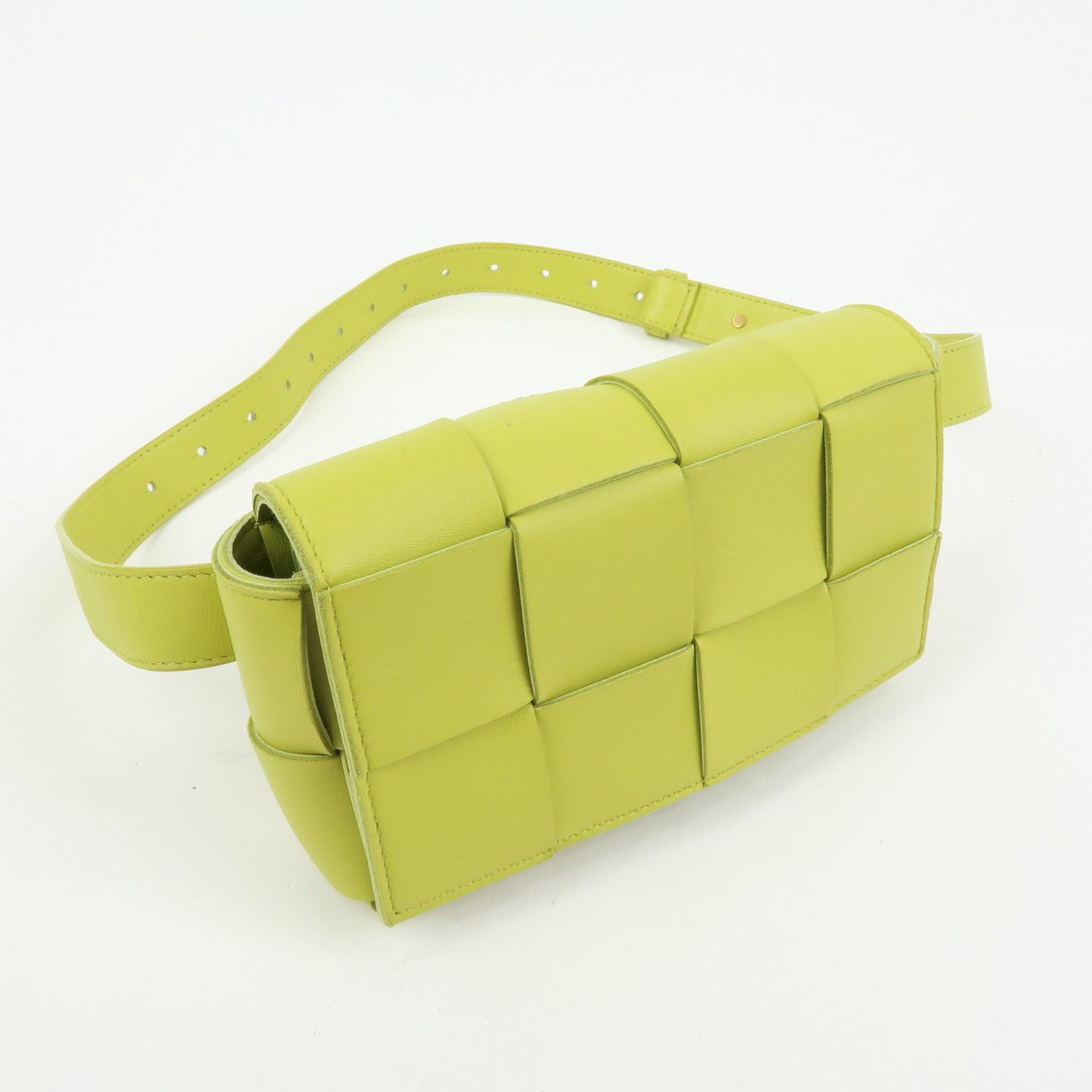 Bottega Veneta Cassette Belt Maxi Intrecciato Leather