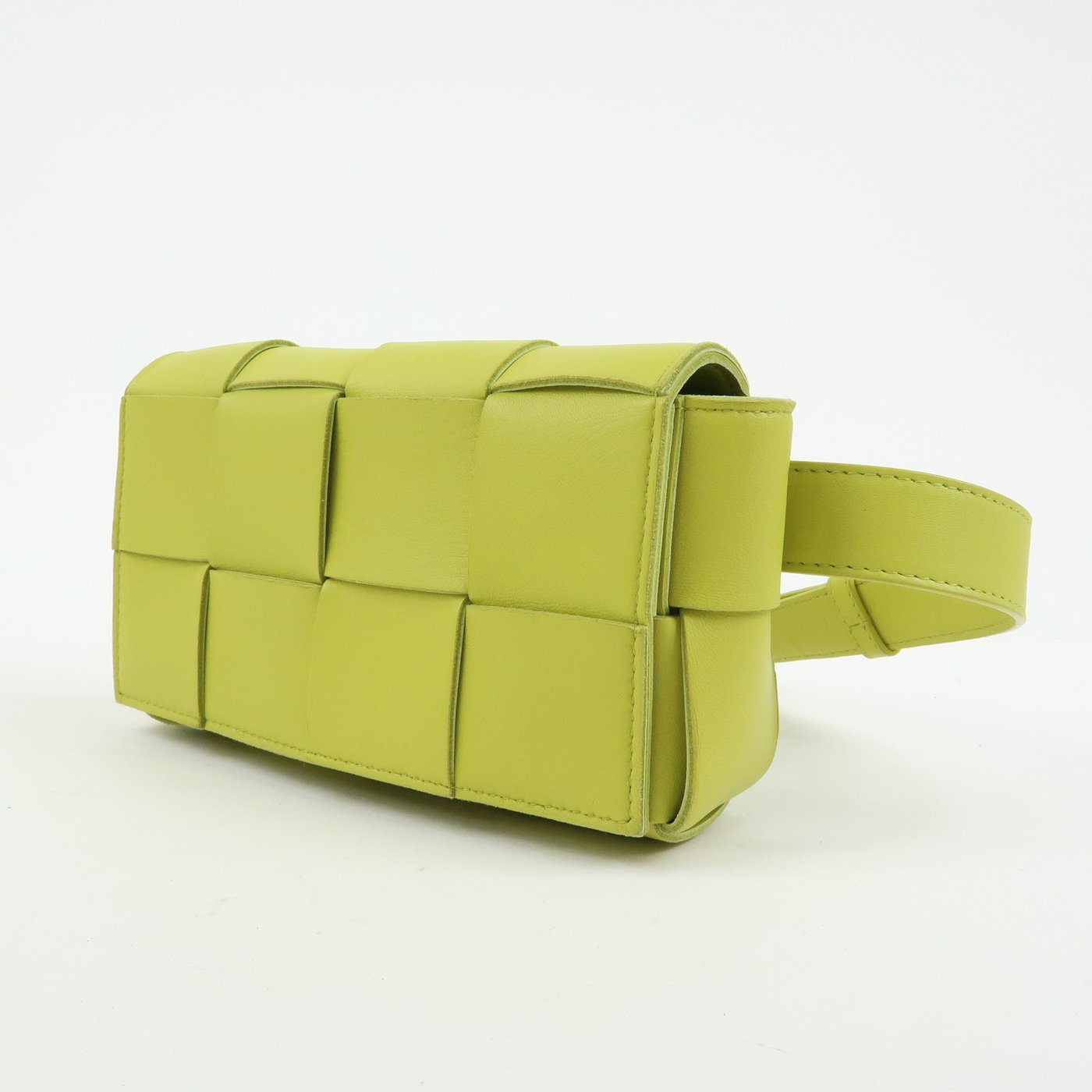 Bottega Veneta Cassette Belt Maxi Intrecciato Leather