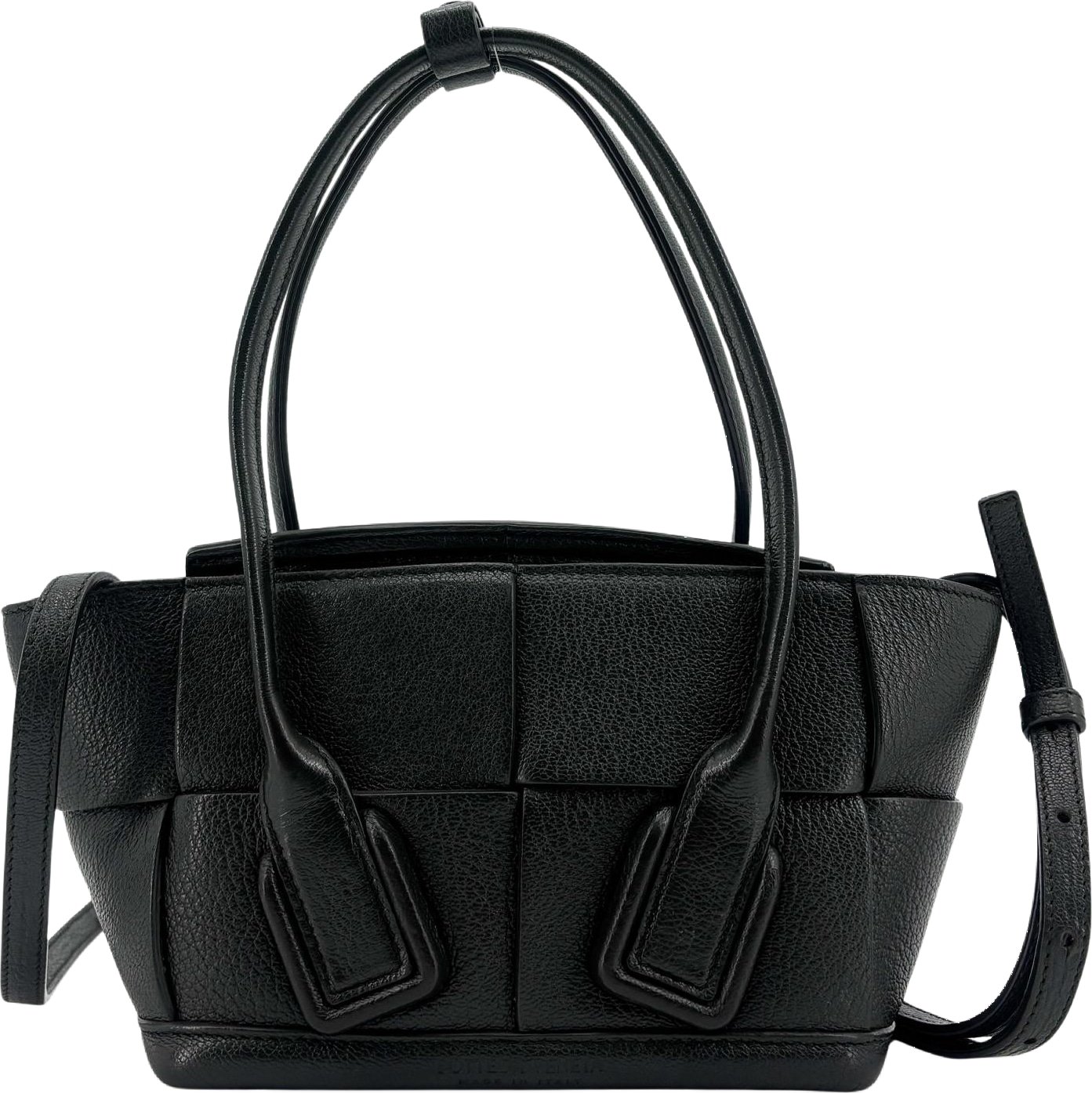 Bottega Veneta Arco Maxi Intrecciato Leather Small