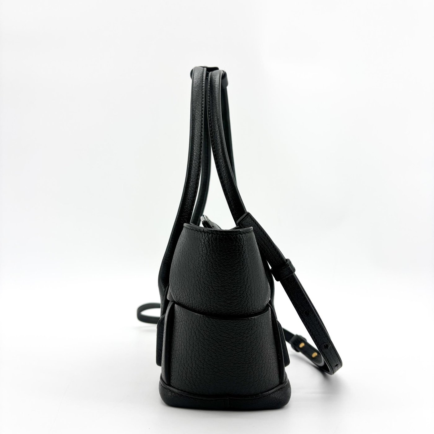 Bottega Veneta Arco Maxi Intrecciato Leather Small