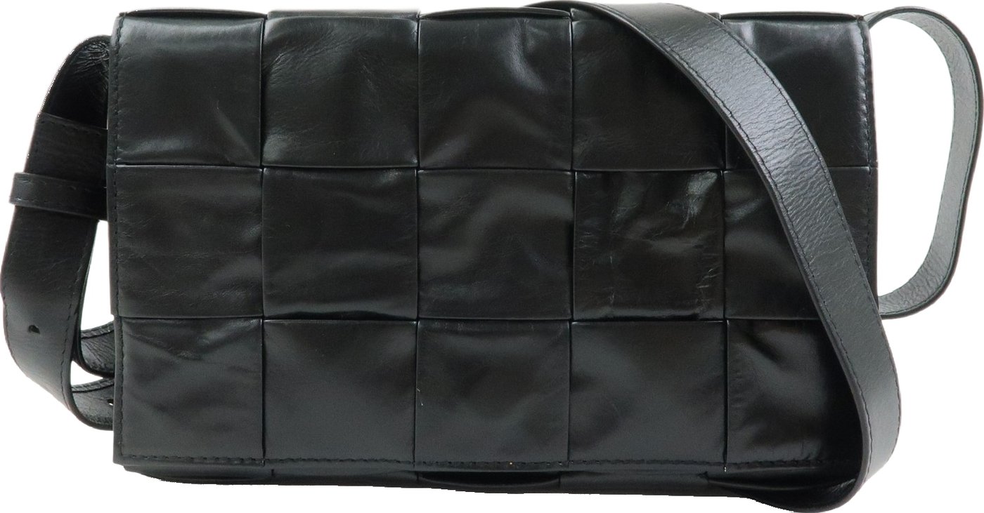 Bottega Veneta Cassette Maxi Intrecciato Leather Small