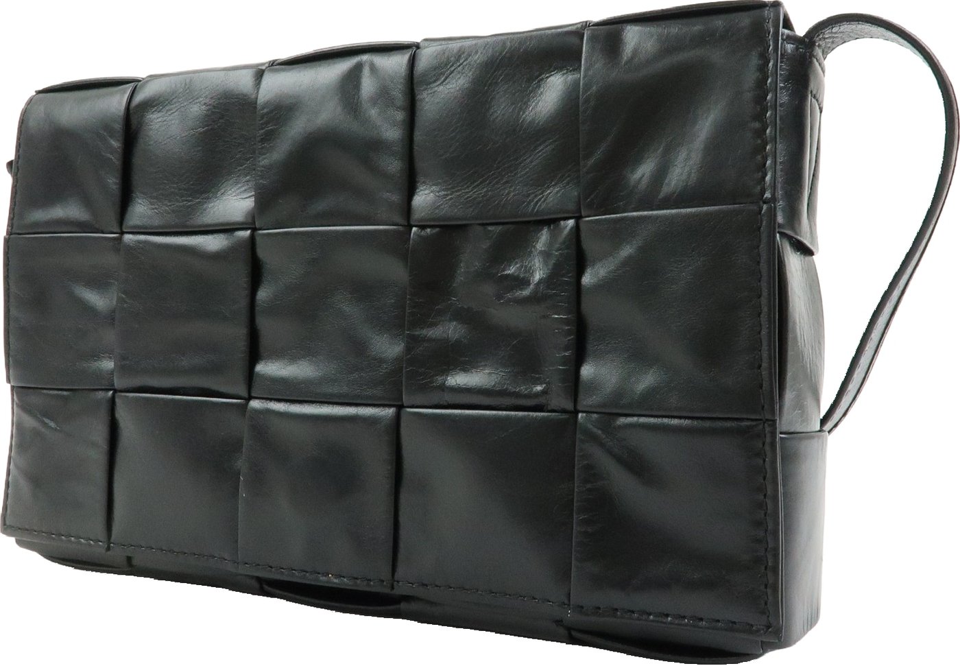 Bottega Veneta Cassette Maxi Intrecciato Leather Small