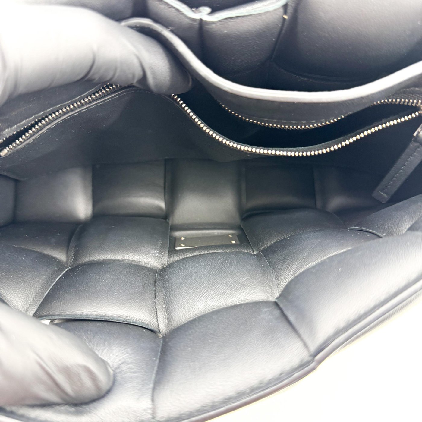 Bottega Veneta Cassette Padded Maxi Intrecciato Leather Small
